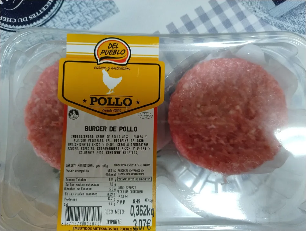 Burger de pollo