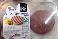 Burger meat pollo
