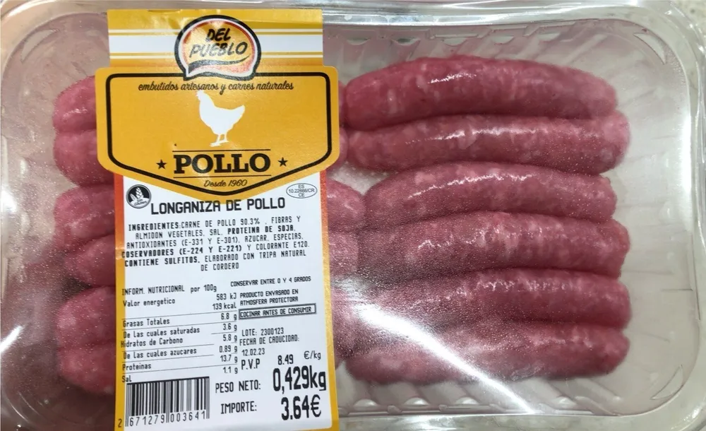 Longaniza de pollo