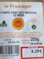 Comte fort des Rousses 12 mois
