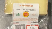 Comté Fort des Rousses 18 mois