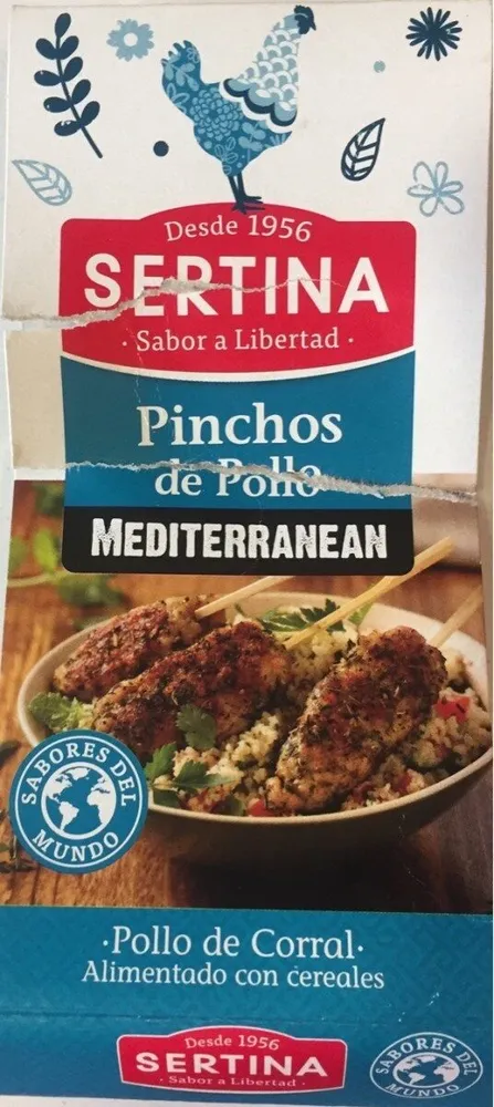 Pinchos de pollo Mediterranean