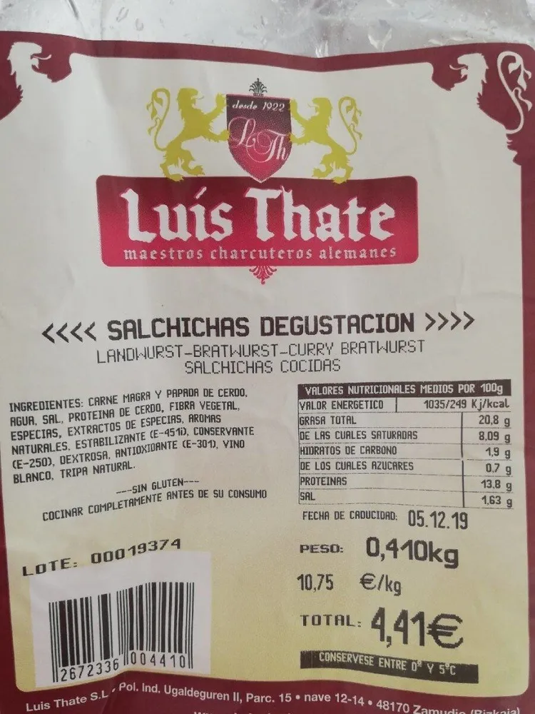 Salchichas Degustación