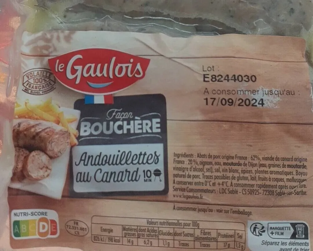 Andouillettes de canard