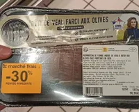 Rôti de veau farci aux olives