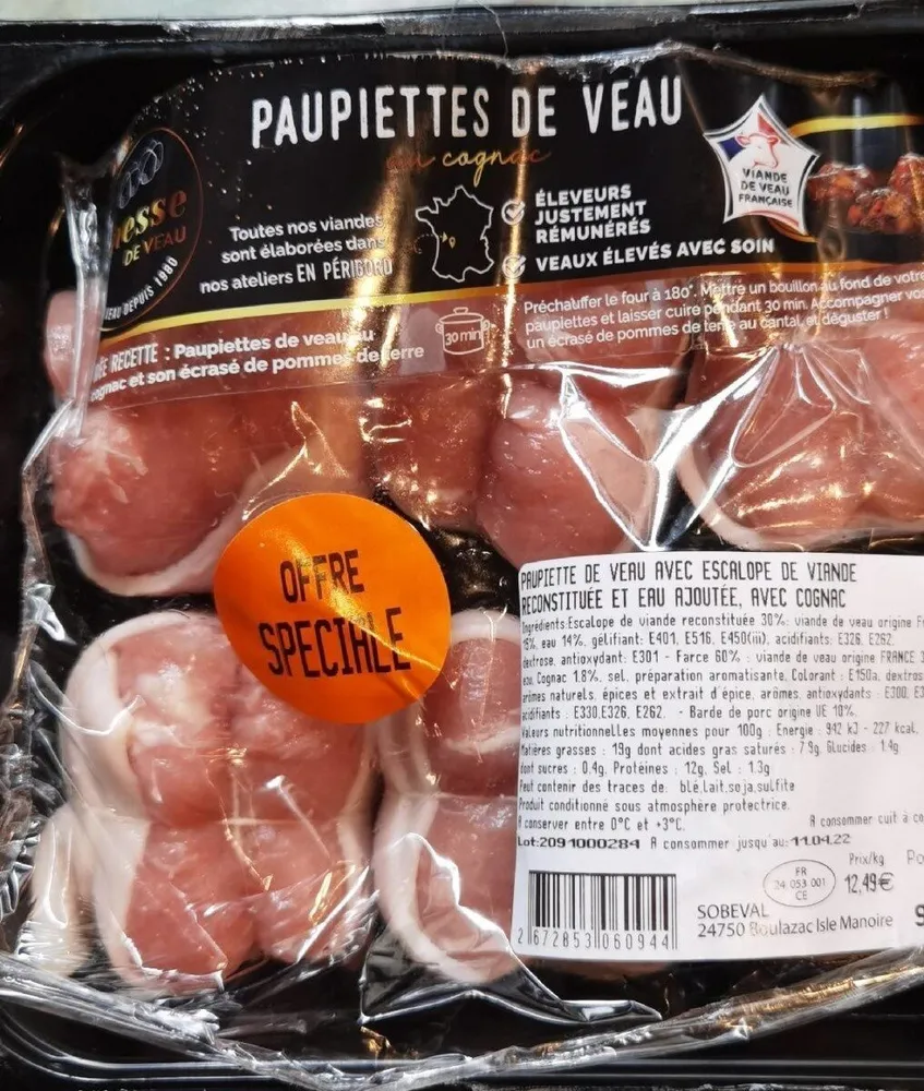 Paupiettes de veau