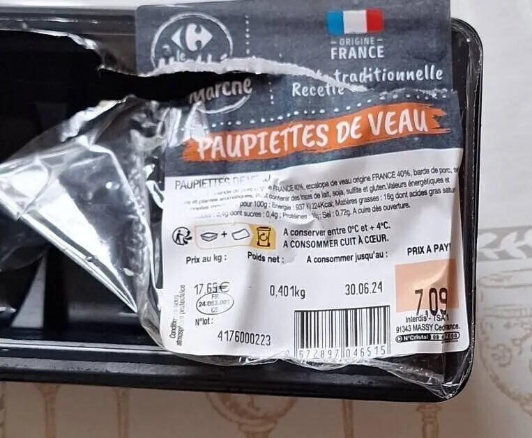 Paupiettes de veau