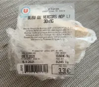 Bleu du vercors AOP LT 30%MG