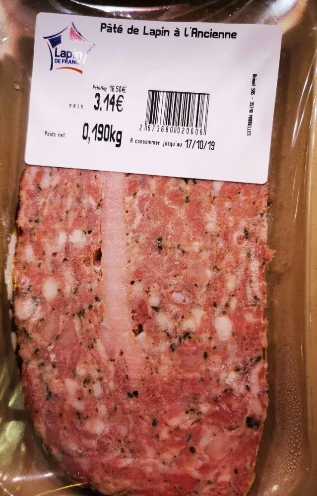 Pâté de lapin à l'ancienne