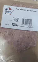 Paté de lapin à  l'ancienne
