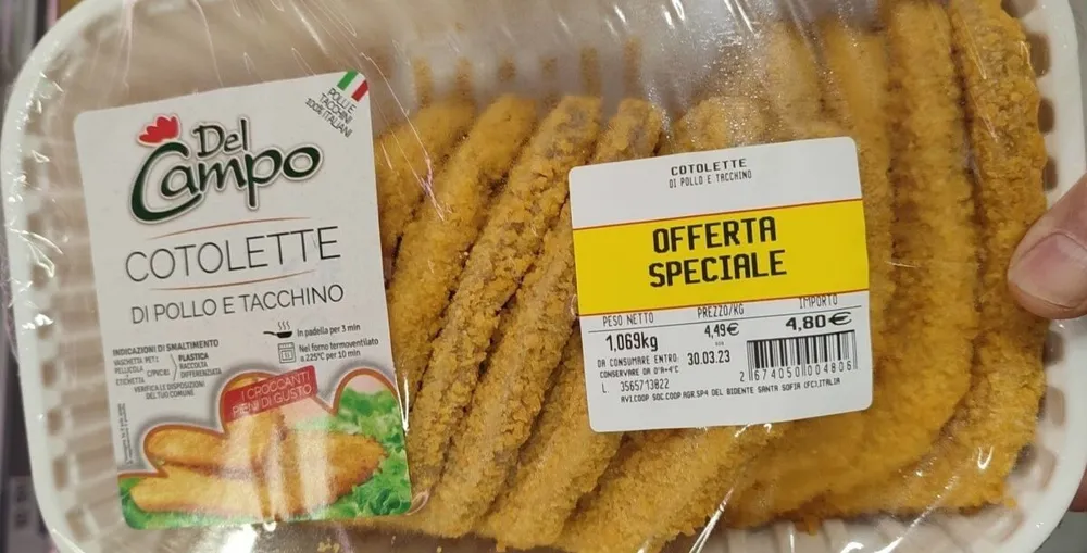 Cotolette di pollo e tacchino a