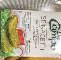 Spinacette coteletta di pollo con spinaci