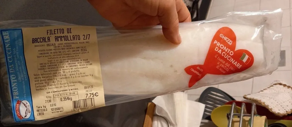 Filetto di baccalà ammollare 2/7