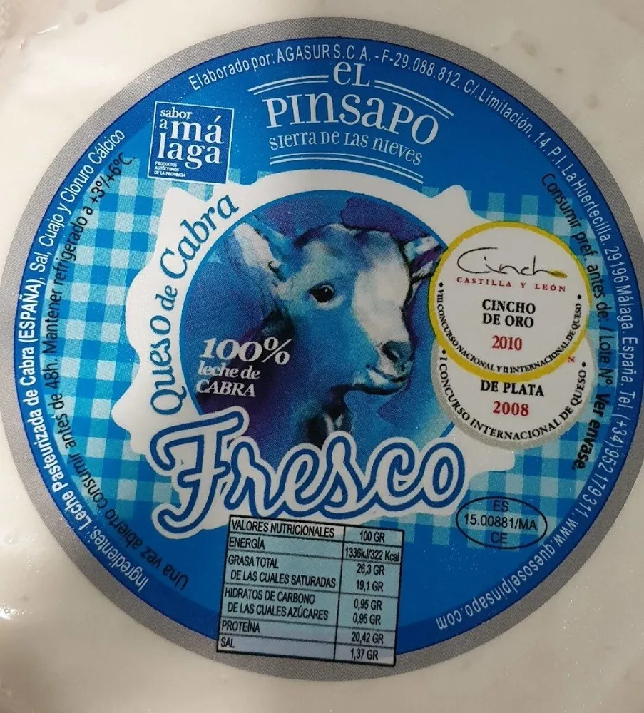 Queso de cabra el pinsapo
