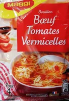 Bouillon bœuf tomates vermicelles