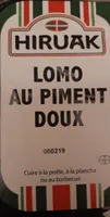 Lomo au Piment Doux