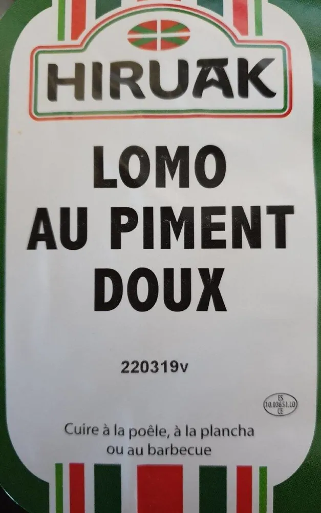 Lomo au piment doux