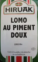 Lomo au piment doux