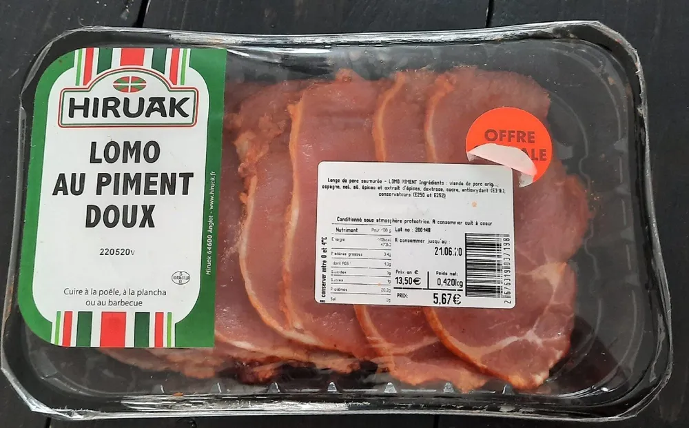 Lomo au piment doux