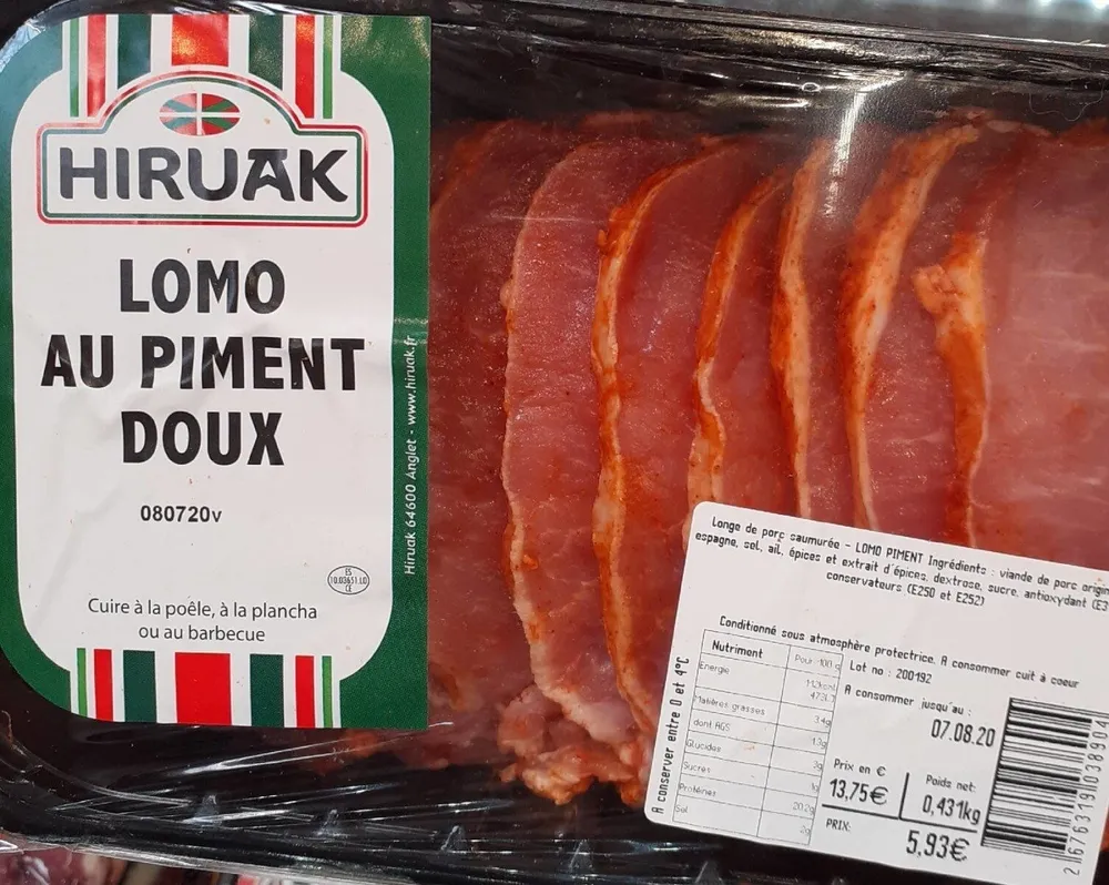 Lomo au piment doux