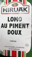 Lomo au piment doux