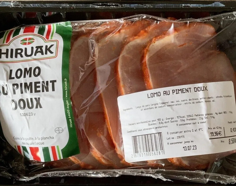 Lomo au piment doux