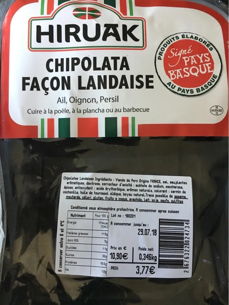 Chipolata façon landaise