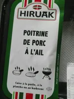 Poitrine de porc à l'ail