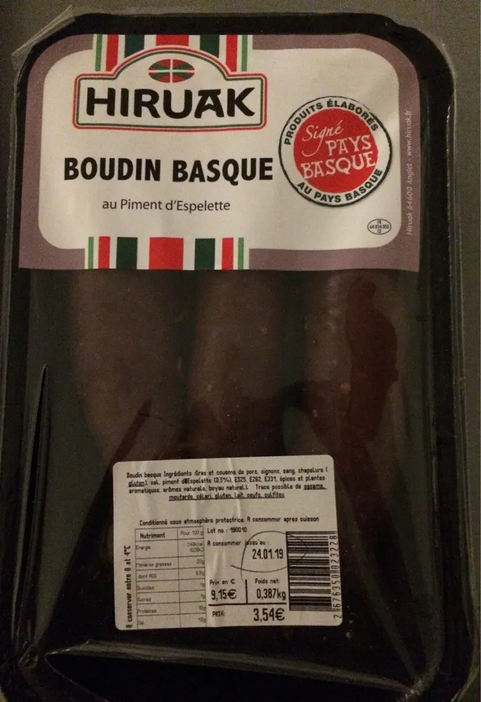 Boudin basque