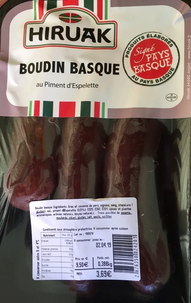 Boudin basque
