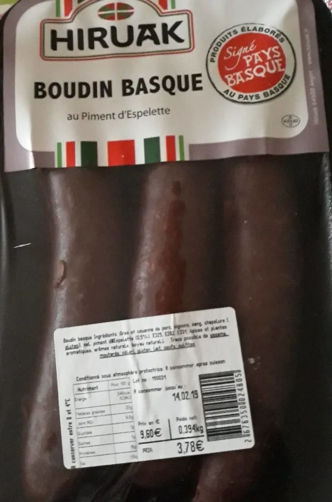 Boudin Basque