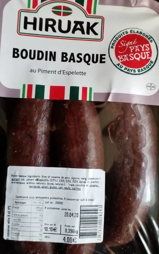 Boudin basque