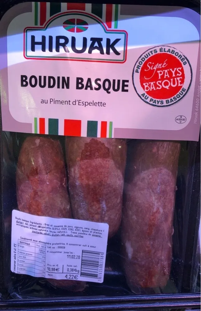 Boudin basque