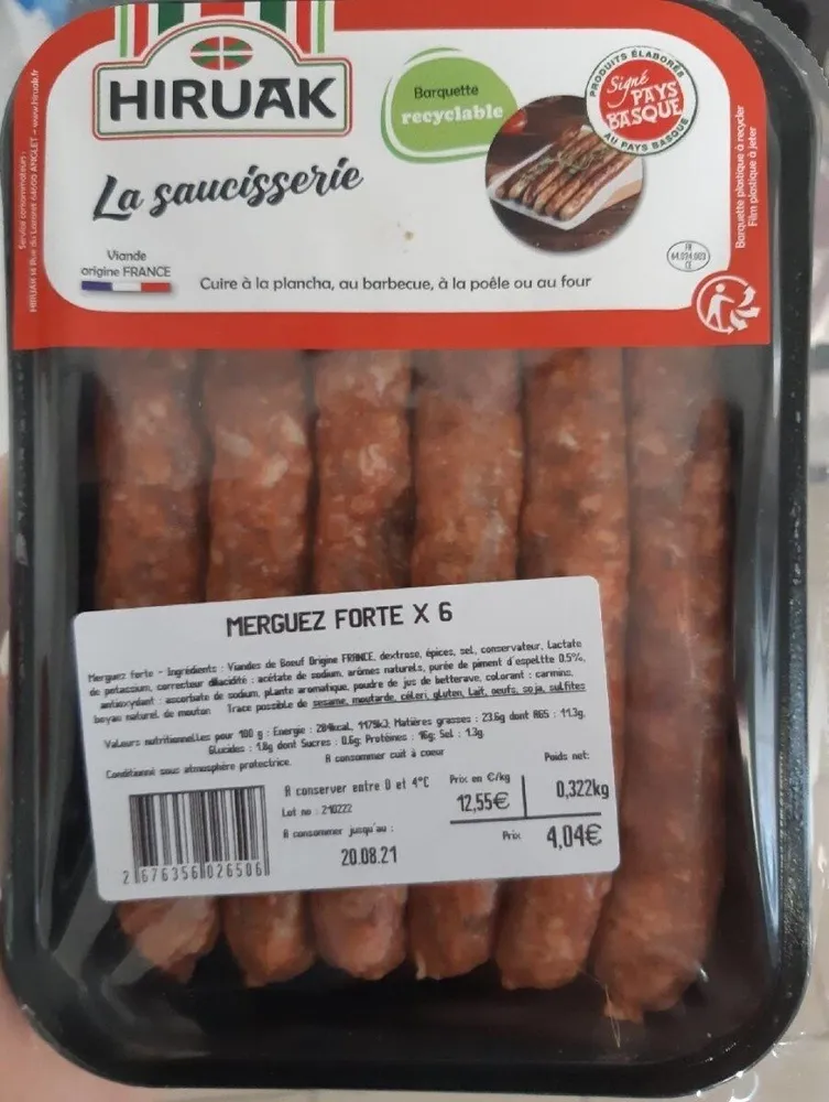 Merguez forte ×6