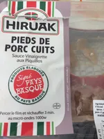 Pieds de porc cuits