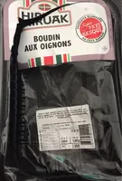 Boudin au oignons