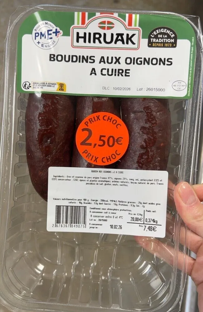 Boudins Aux Oignons A Cuire