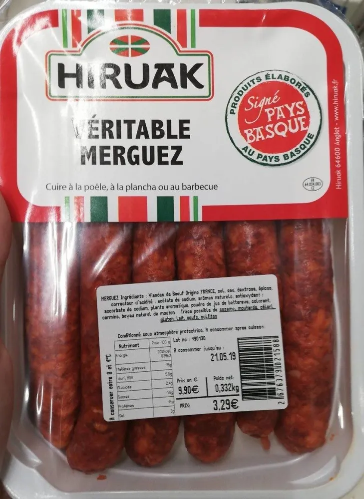 Hiruak véritable merguez