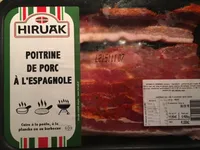 Poitrine de porc a l'espagnole