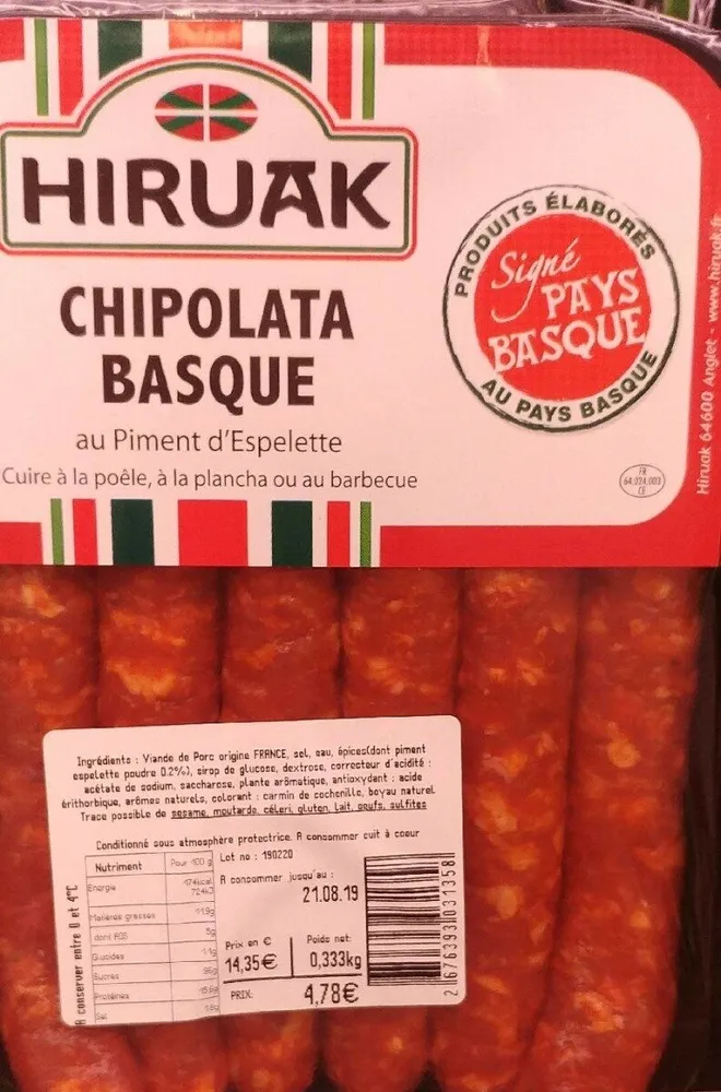 Chipolata basque