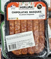 CHIPOLATAS BASQUES Au piment d'Espelette