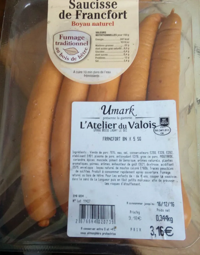 Saucisse de Francfort