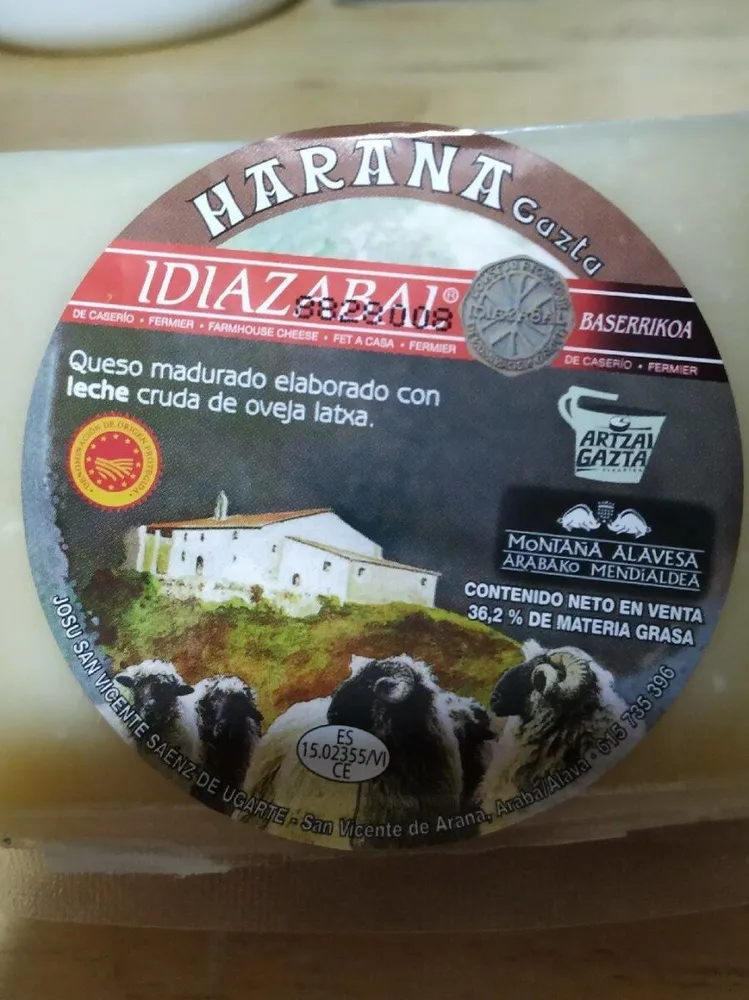 Queso Harana Idiazabal cuña