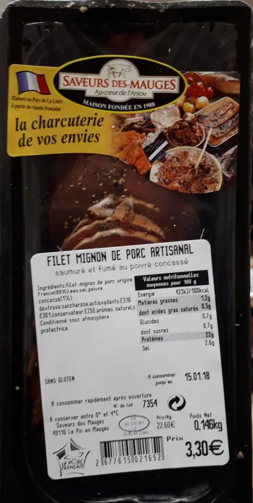 Filet mignon de porc artisanal