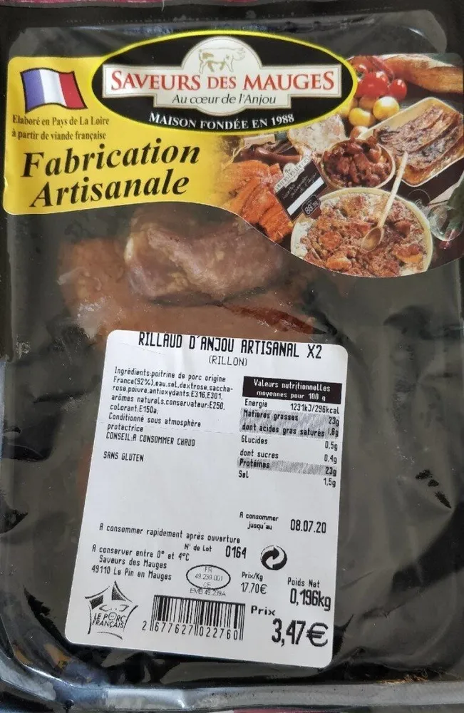 Rillaud d'Anjou Artisanal