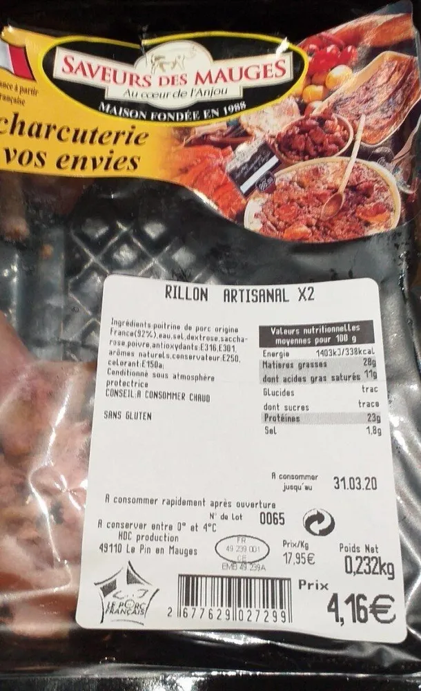 Rillon artisanal