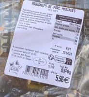Araignée de porc marinée