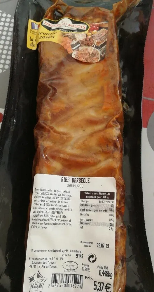 Ribs barbecue