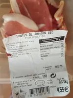 Chutes de jambon sec