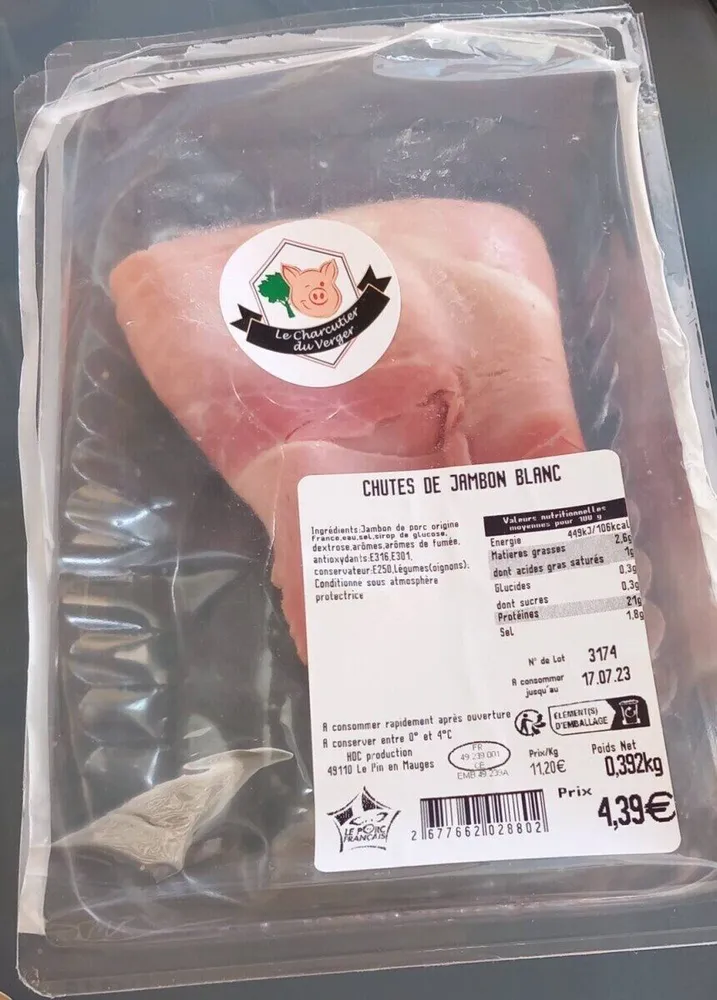Chutes de Jambon Blanc